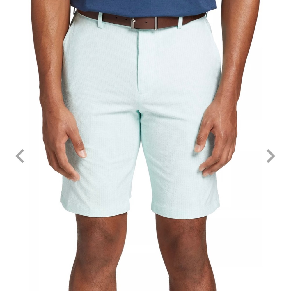 Walter Hagen Men's Perfect 11 Seersucker Textured Golf Shorts